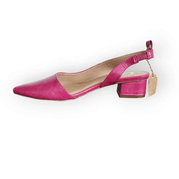 Elegant Pink Slingback Heels - Picture 5 of 8